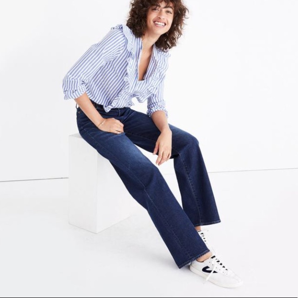 Madewell Wide-Leg Jeans in Dorset Wash